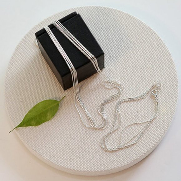 *NEW 925 Sterling Silver Multi Layer Necklace - Picture 9 of 9